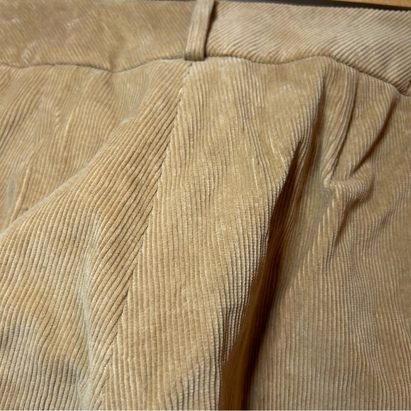 J.McLaughlin Tan Wide Leg Bootcut Corduroy Pants Women’s Size 4 - Picture 6 of 10